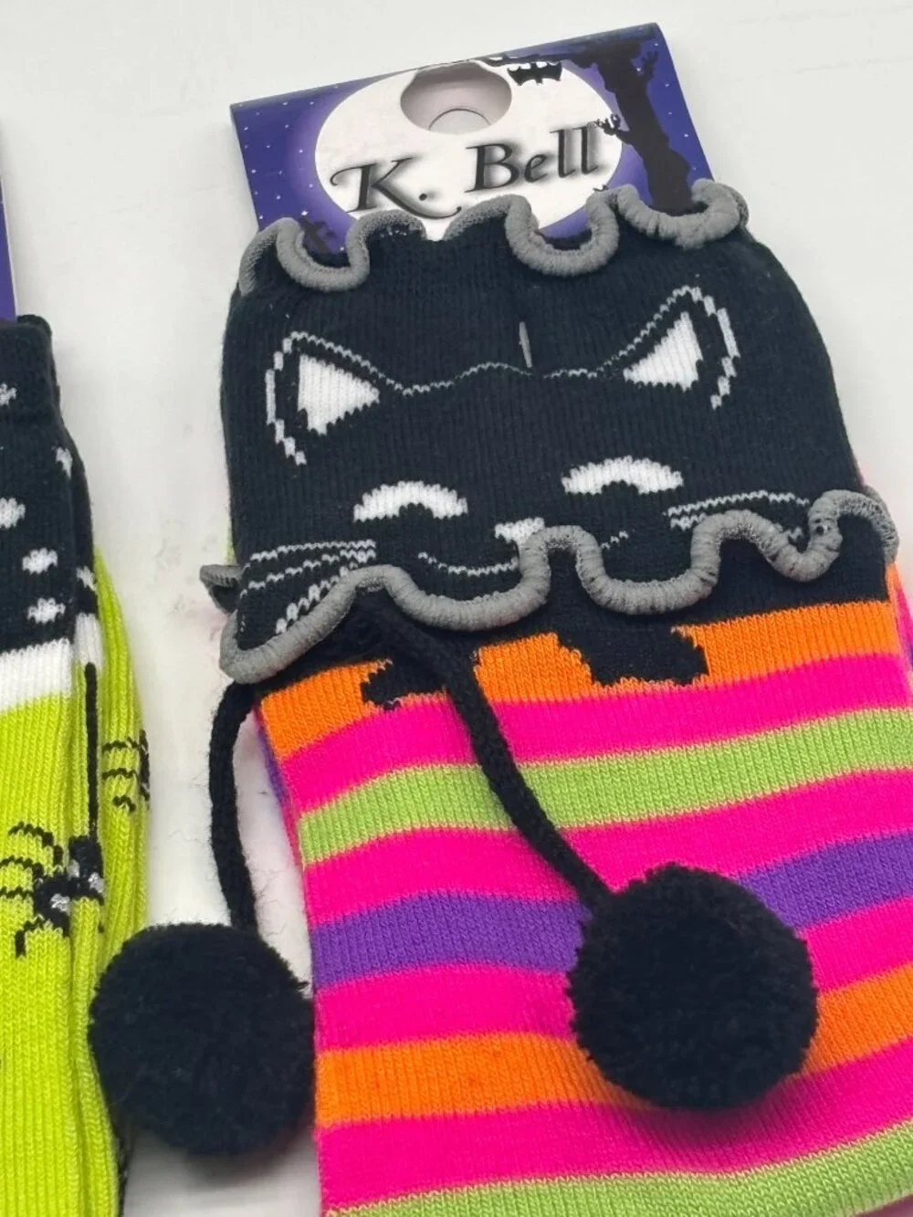 K. Bell Women’s Halloween Socks- 4pack, Size 9-11